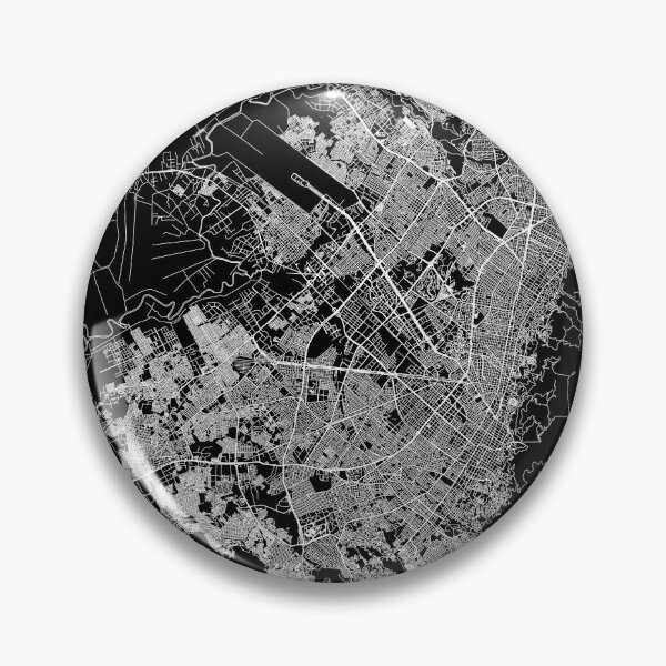 Item preview, Bogota Black Map designed and sold by multiplicitymap.