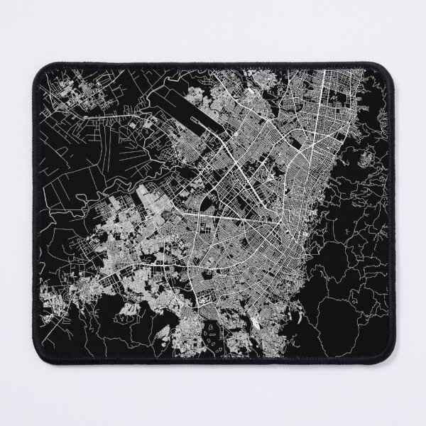 Item preview, Bogota Black Map designed and sold by multiplicitymap.
