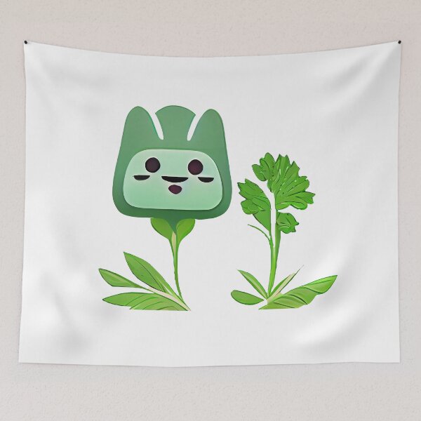 Item preview, Cilantro character emoji emoticon  - Created by Artificial Intelligence designed and sold by Created-by-AI.
