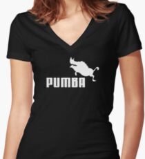Pumba-Logo Shirt mit V-Ausschnitt