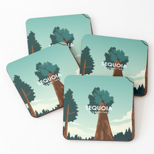 Item preview, Sequoia National Park Vintage Minimal Travel Poster designed and sold by Stadify.