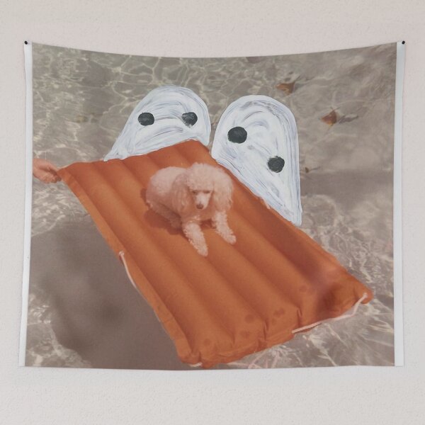 Item preview, Ghost swimming with the dog designed and sold by Marco M Churchill.