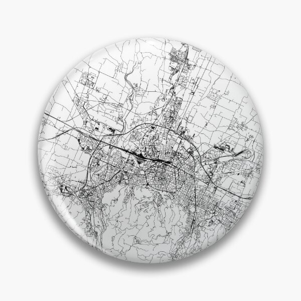 Item preview, Bologna White Map designed and sold by multiplicitymap.