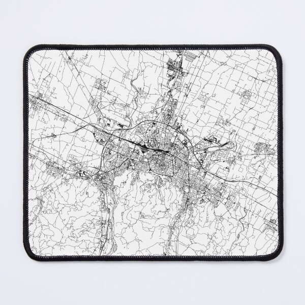 Item preview, Bologna White Map designed and sold by multiplicitymap.