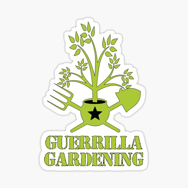 Guerrilla gardening Sticker