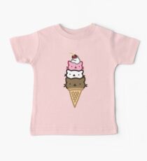 Marshmallow Bean: We are three scoops of friendship Baby Tee