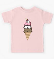 Marshmallow Bean: We are three scoops of friendship Kids Tee