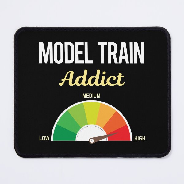 Item preview, Addict Model Train Trains Railroad Railway designed and sold by PriscillaHerna.