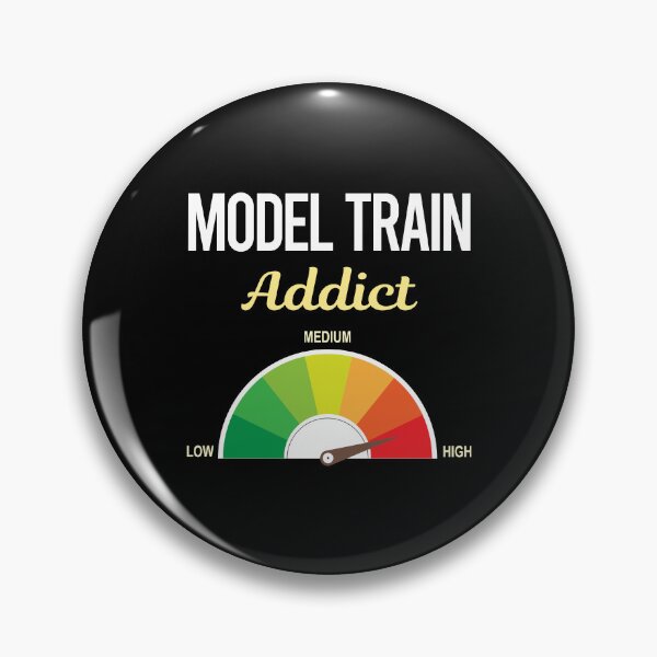 Item preview, Addict Model Train Trains Railroad Railway designed and sold by PriscillaHerna.