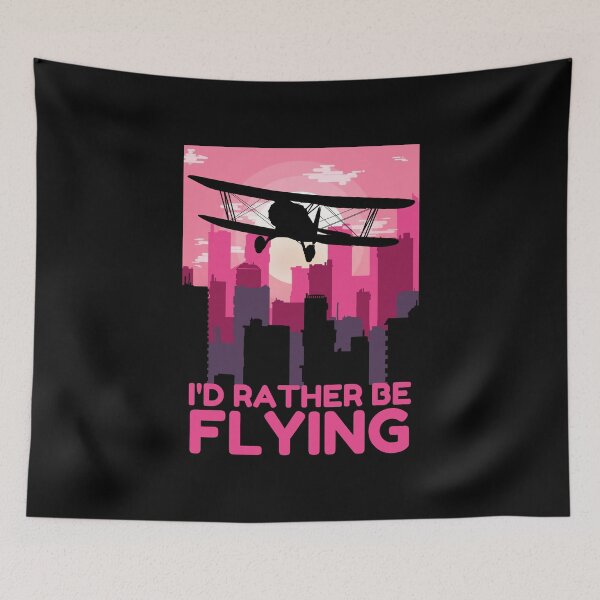 Item preview, Id rather be Flying designed and sold by Pride-Casuals.
