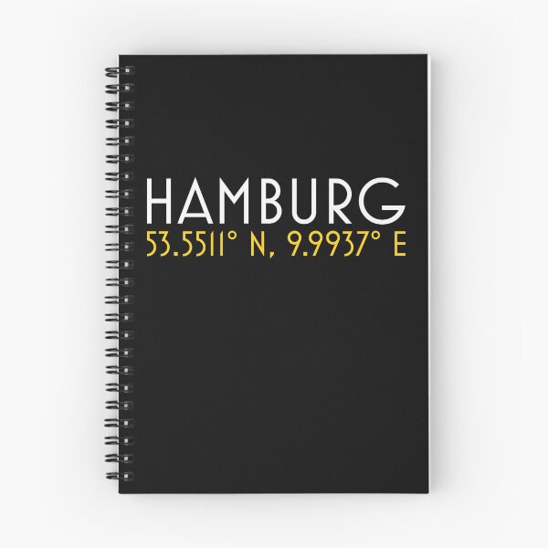 Item preview, Hamburg coordinates designed and sold by bumblethebee.