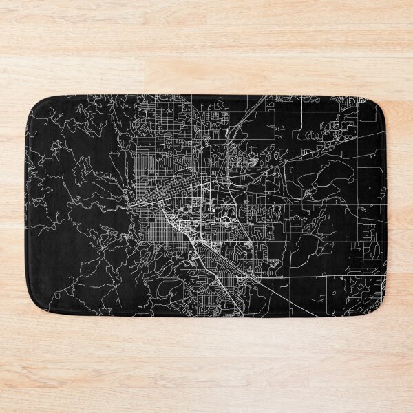 Item preview, Boulder Black Map designed and sold by multiplicitymap.