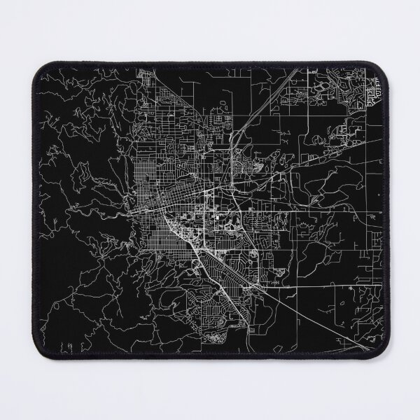 Item preview, Boulder Black Map designed and sold by multiplicitymap.