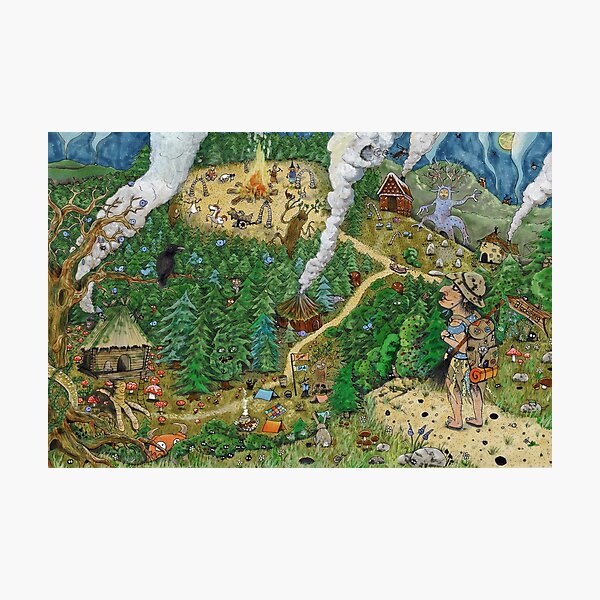Item preview, Hidden object witch forest designed and sold by thelowerdreams.