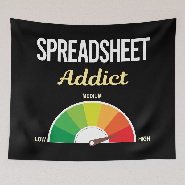 Item preview, Addict Spreadsheet Spreadsheets designed and sold by PriscillaHerna.