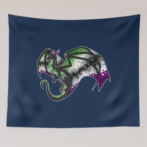 Item preview, AroAce Pride Dragon Friend   designed and sold by PerryPacil.