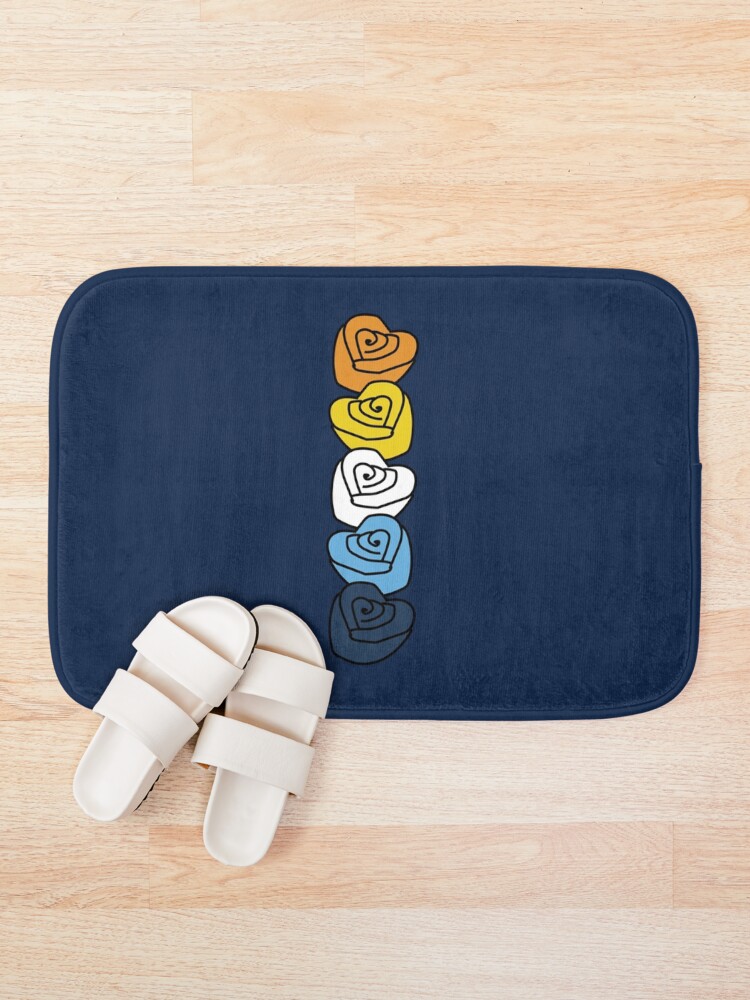 Thumbnail 1 of 6, Bath Mat, Aroace Roses designed and sold by PerryPacil.