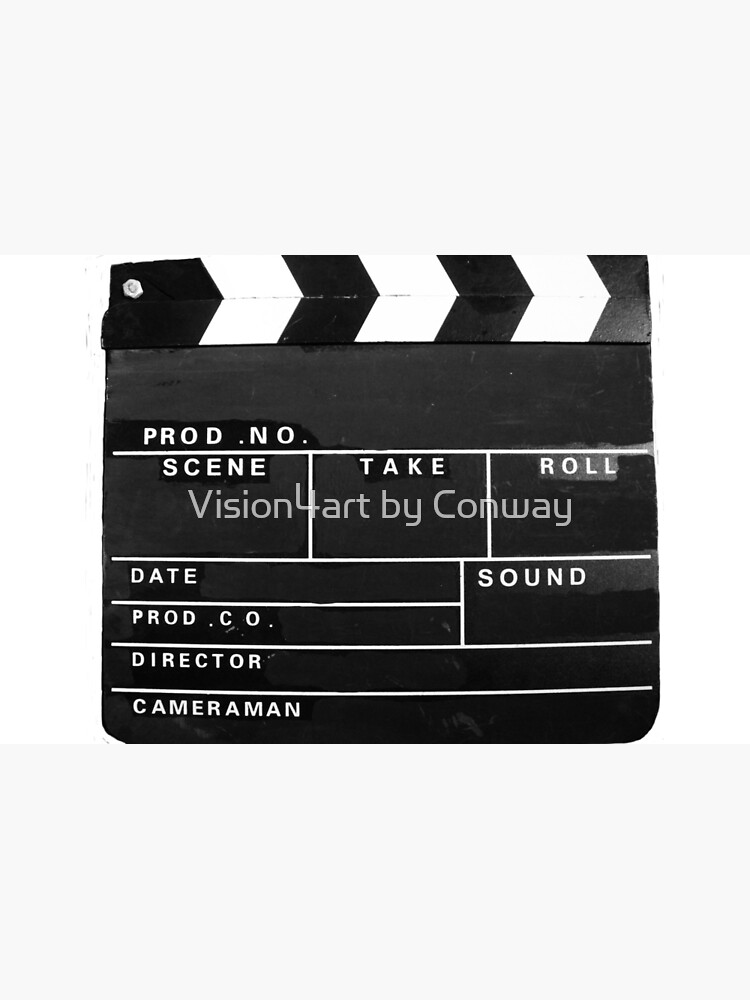Professional Vintage TV Movie Film Clap Board Slate Cut Prop Director  Clapper