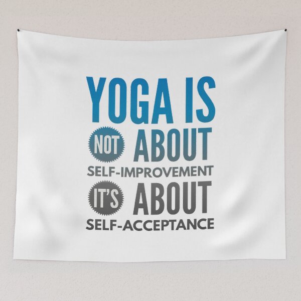 Item preview, Yogi is not about self-improvement it's about self-acceptance designed and sold by Hammy97.