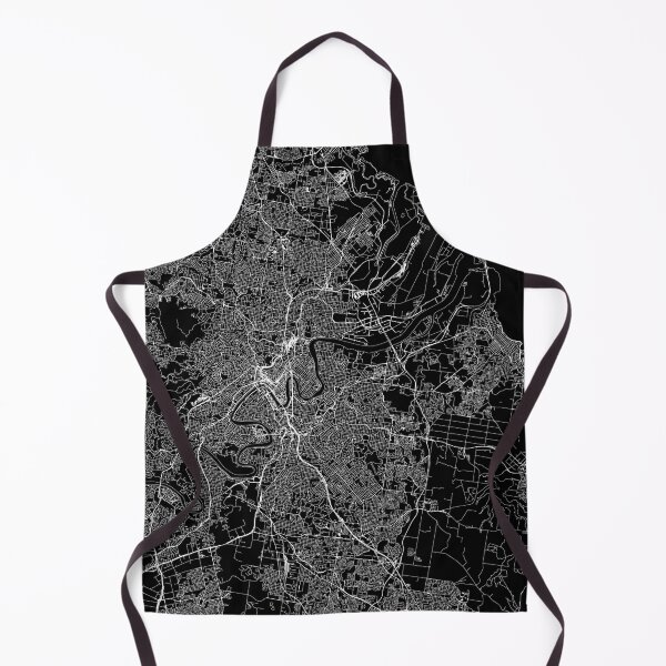 Item preview, Brisbane Black Map designed and sold by multiplicitymap.
