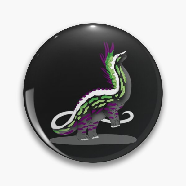 Item preview, Aroace Pride Dino   designed and sold by PerryPacil.