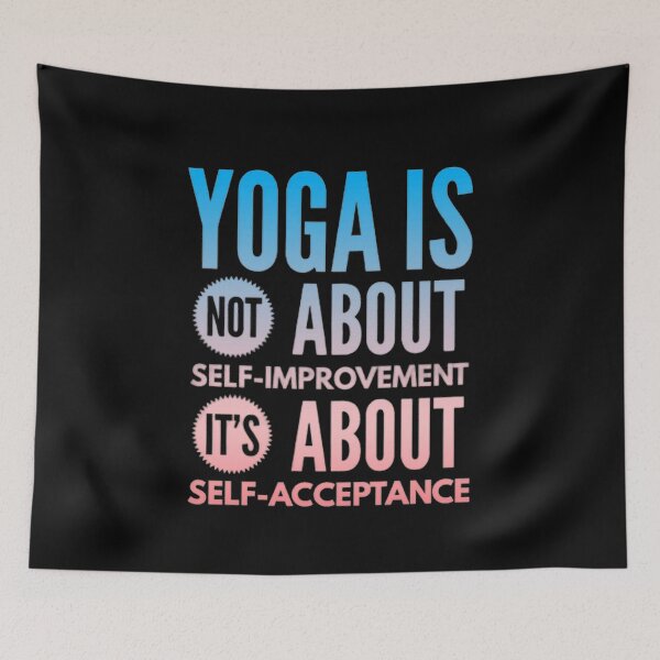 Item preview, Yogi is not about self-improvement it's about self-acceptance designed and sold by Hammy97.