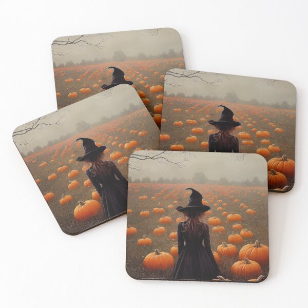 Item preview, Witchy Pumpkin Patch designed and sold by ala-of-art.