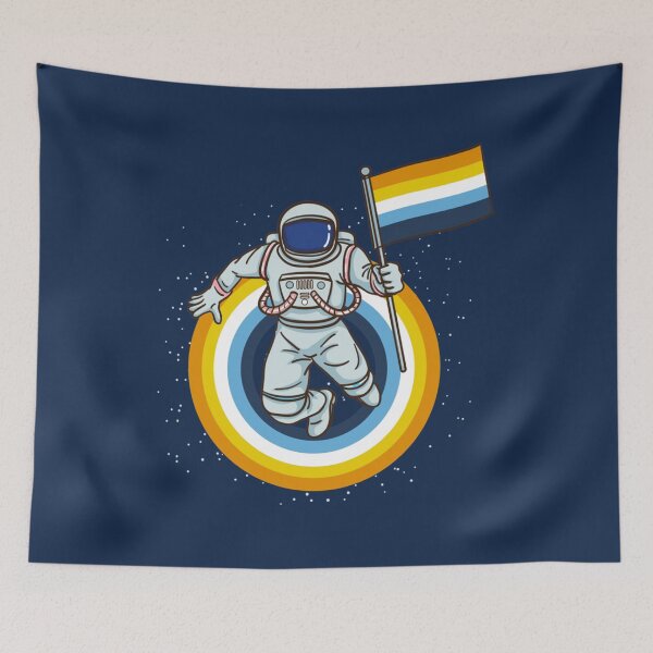 Item preview, Astronaut Aroace Pride Flag    designed and sold by PerryPacil.