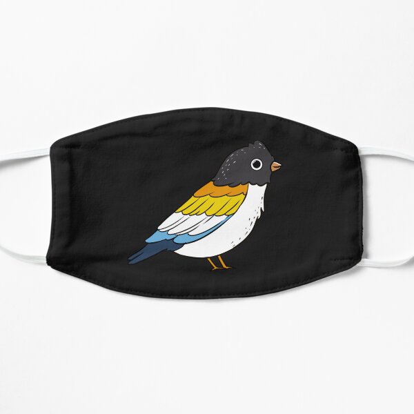 Bird Aroace Pride Flat Mask
