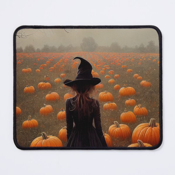 Item preview, Witchy Pumpkin Patch designed and sold by ala-of-art.