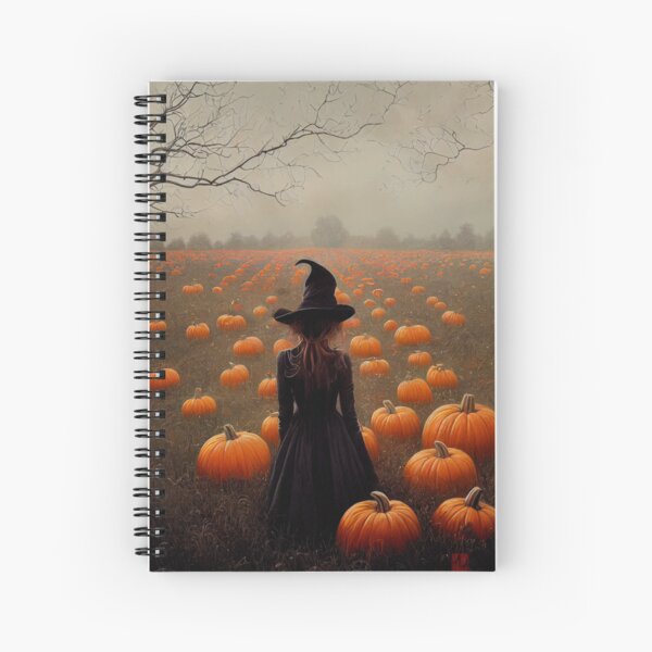 Item preview, Witchy Pumpkin Patch designed and sold by ala-of-art.