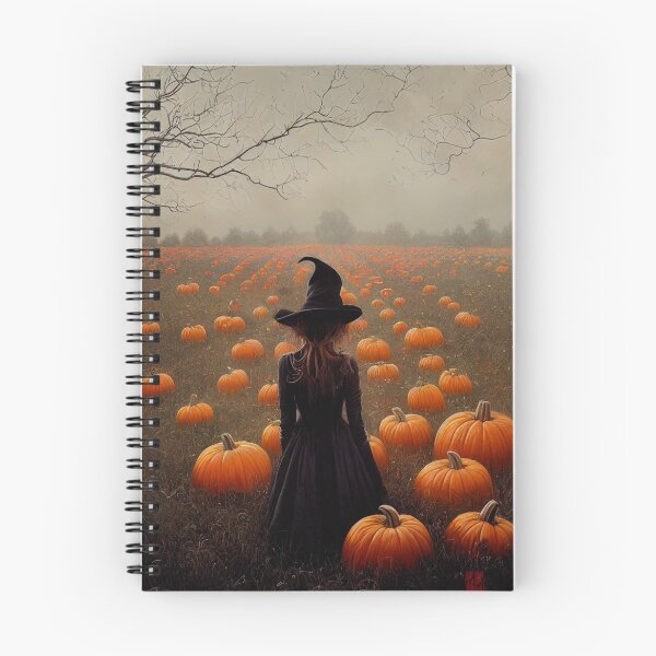 Item preview, Witchy Pumpkin Patch designed and sold by ala-of-art.