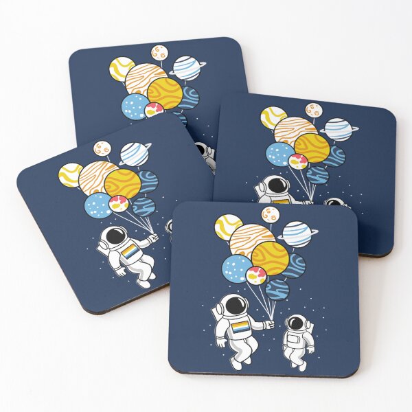 Item preview, Astronaut Holding Aroace Balloons   designed and sold by PerryPacil.