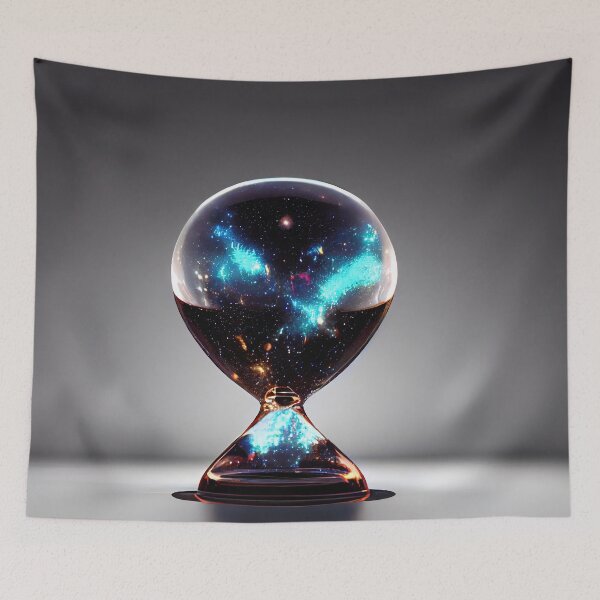 Item preview, Hourglass of Galaxies 17 AI Generated Art designed and sold by MeAI-Art.