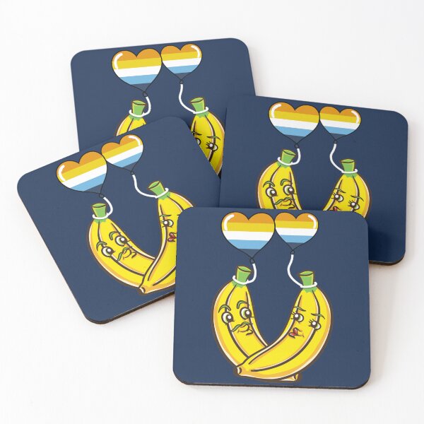 Item preview, Banana Couple Aroace Pride    designed and sold by PerryPacil.
