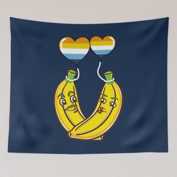 Item preview, Banana Couple Aroace Pride    designed and sold by PerryPacil.
