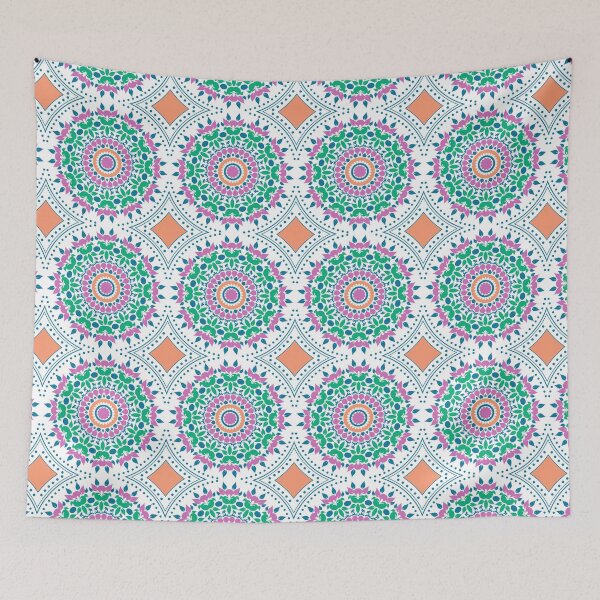 Item preview, CREATIVE TRENDS MANDALA FLOWERS HOME DECOR designed and sold by HomeCoquette.