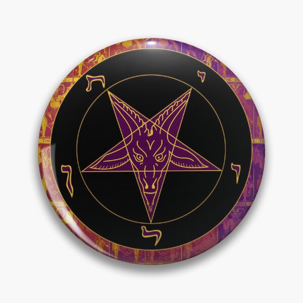 Item preview, psychedelic baphomet designed and sold by weirdove.