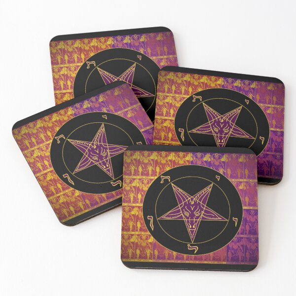 Item preview, psychedelic baphomet designed and sold by weirdove.