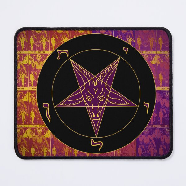 Item preview, psychedelic baphomet designed and sold by weirdove.