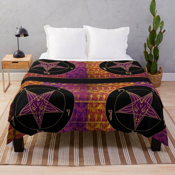Item preview, psychedelic baphomet designed and sold by weirdove.