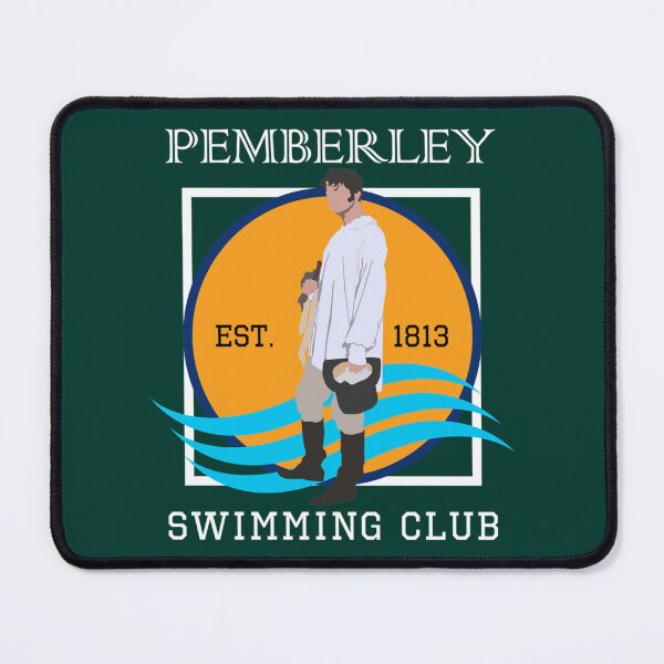 Item preview, Pemberley Swimming Club Est. 1813 - Pride and Prejudice WHITE designed and sold by KitCronk.