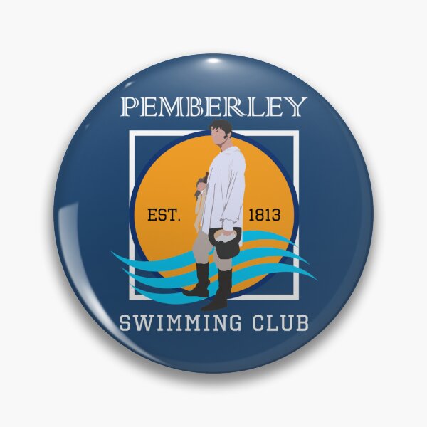 Item preview, Pemberley Swimming Club Est. 1813 - Pride and Prejudice WHITE   designed and sold by KitCronk.
