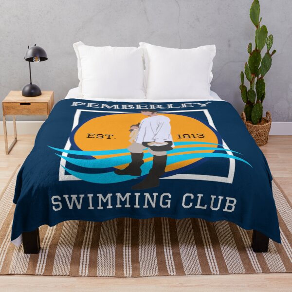 Item preview, Pemberley Swimming Club Est. 1813 - Pride and Prejudice WHITE   designed and sold by KitCronk.
