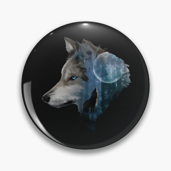 Item preview, Wolf Paint Howling Wolf at Forest Gifts designed and sold by Barnissim.
