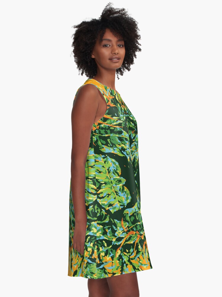 Alternate view of Tropic Totem A-Line Dress