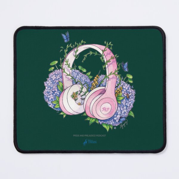 Item preview, Pride and Prejudice Podcast Headphones White designed and sold by KitCronk.