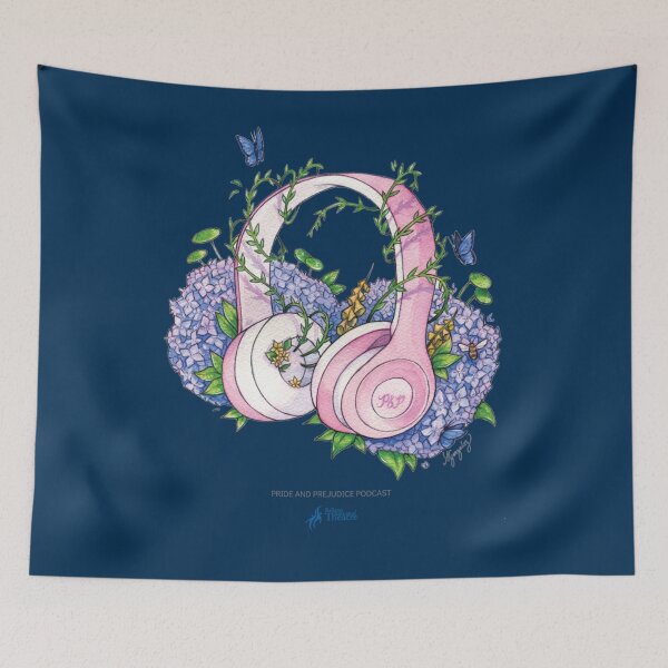 Item preview, Pride and Prejudice Podcast Headphones White   designed and sold by KitCronk.