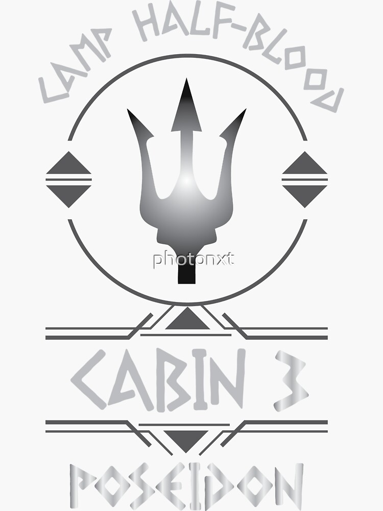 Percy Jackson - Camp Half Blood with Cabin Number, Logo, and Name