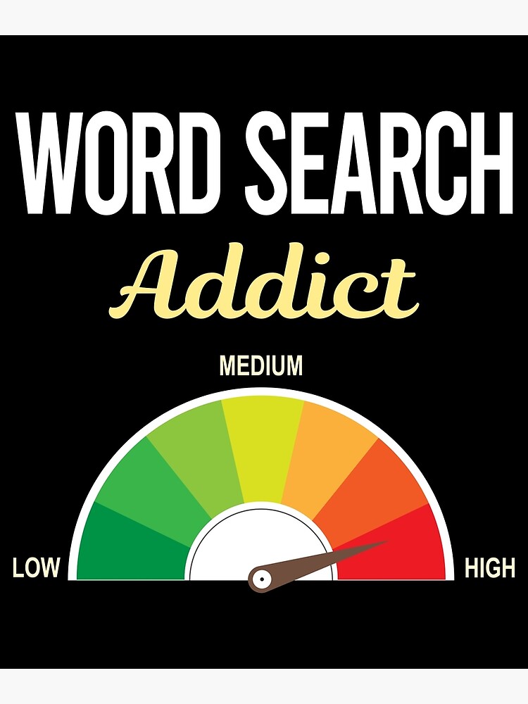 addict-word-search-poster-for-sale-by-priscillaherna-redbubble